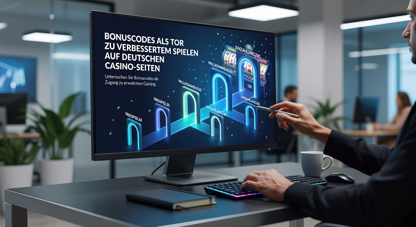 Illustration zu Bonus-Codes und erweiterten Gaming-Optionen in deutschen Casinos
